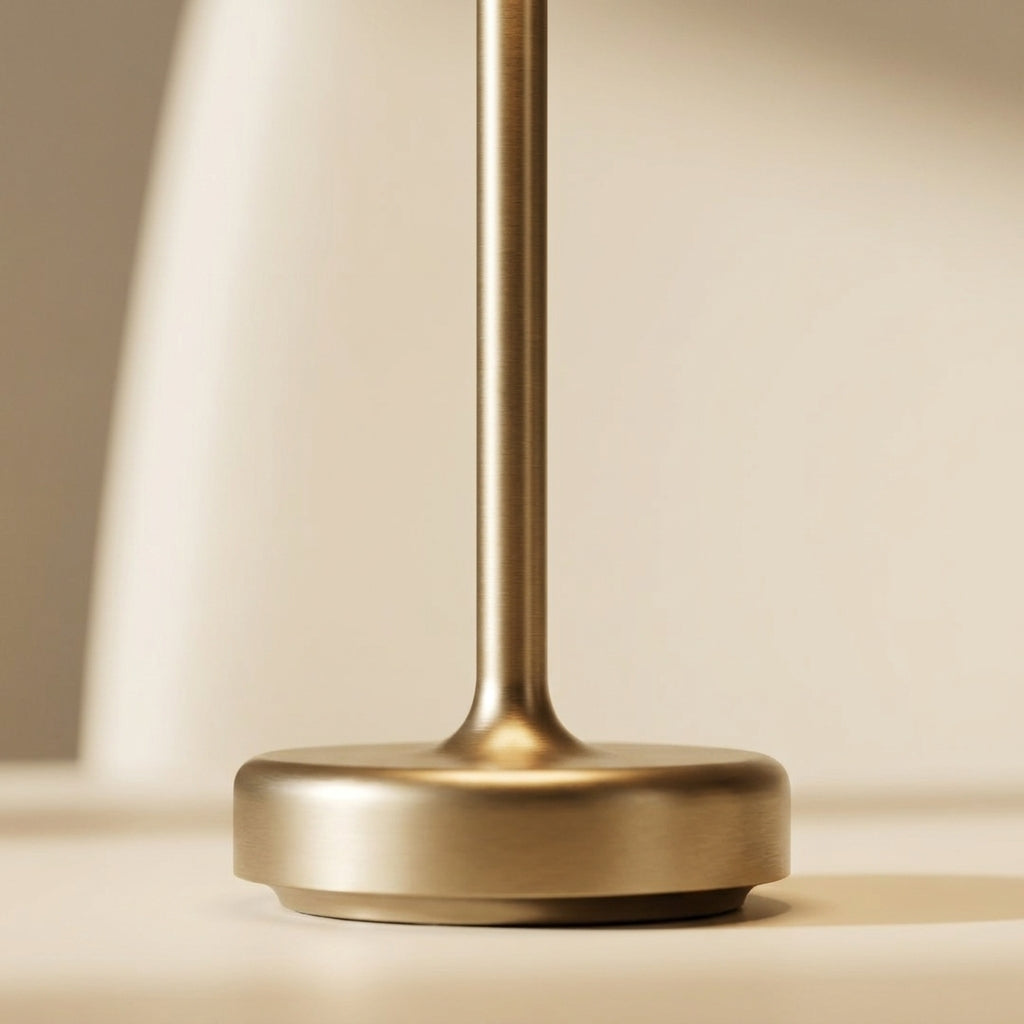 Slim Cordless Table Lamp | Rechargeable Touch Dimmer Wireless Lamp for Bedroom, Dining & Living Room | Warm Ambient Light