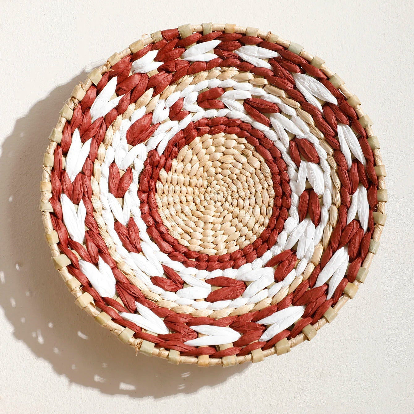 Handwoven Seagrass Wall Art Set | Bohemian Wicker Wall Decor | Natural Texture